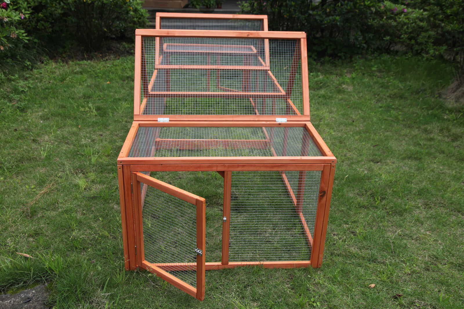 YES4PETS 290 cm XL Chicken Coop Run Guinea Pig Cage Villa Extension Rabbit Hutch Cat Kitten House Pen V278-CAGE32RUN-DOUBLE