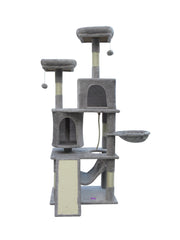 YES4PETS Large Cat Scratching Post Tree Scratcher Pole-Little Grey V278-CAT-TREE-YT02-LITTLE-GREY