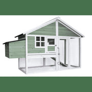YES4PETS Green Large Chicken Coop Rabbit Hutch Ferret Cat Cage Hen Chook Cat Kitten House V278-CC292-GREEN-EVA