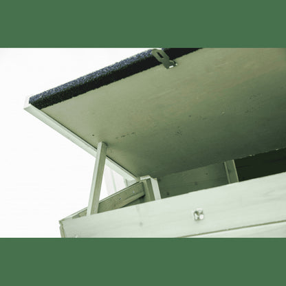 YES4PETS Large Chicken Coop Rabbit Hutch Ferret Cage Hen Chook Cat Kitten House 190x90X116 cm Green V278-CC296-KB8-GREEN
