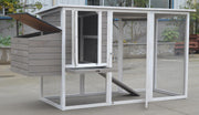 YES4PETS Large Chicken Coop Rabbit Hutch Cat Ferret Cage Hen Chook House Grey V278-CC331-GREY-27