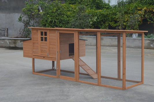 YES4PETS XXL 280cm Chicken Coop Guinea Pig Rabbit Hutch Ferret Cat Guinea Pig House V278-CC332