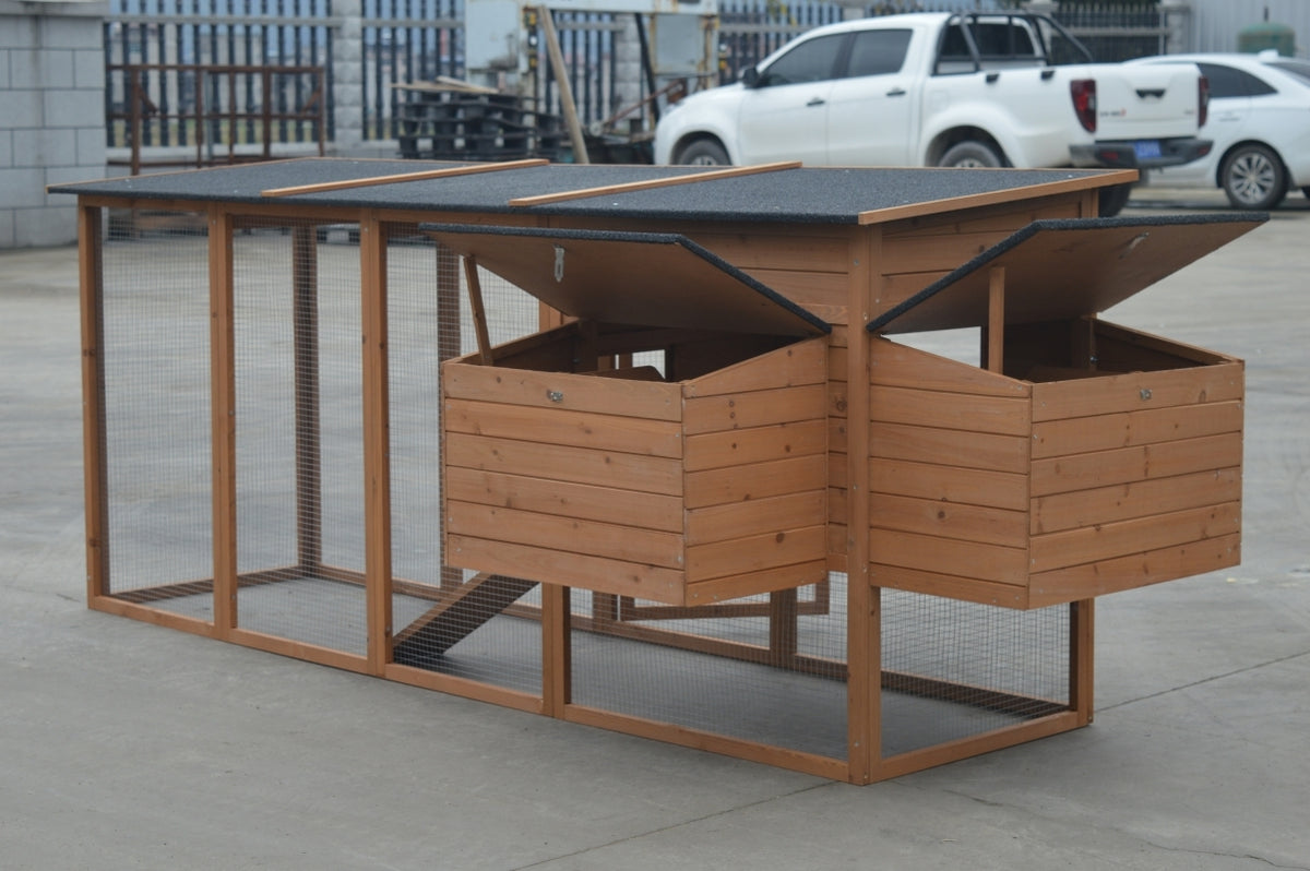 YES4PETS XXL 280cm Chicken Coop Guinea Pig Rabbit Hutch Ferret Cat Guinea Pig House V278-CC332