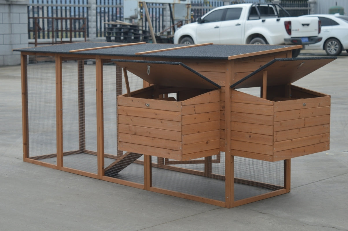 YES4PETS XXL 280cm Chicken Coop Guinea Pig Rabbit Hutch Ferret Cat Guinea Pig House V278-CC332