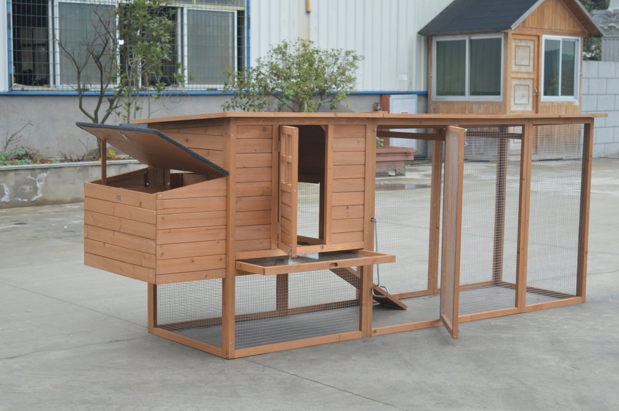 YES4PETS XXL 280cm Chicken Coop Guinea Pig Rabbit Hutch Ferret Cat Guinea Pig House V278-CC332