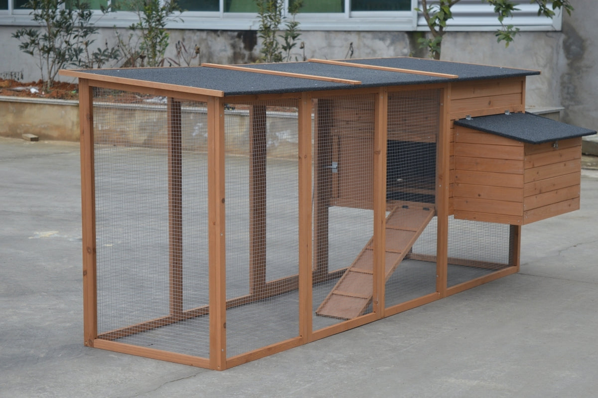 YES4PETS XXL 280cm Chicken Coop Guinea Pig Rabbit Hutch Ferret Cat Guinea Pig House V278-CC332
