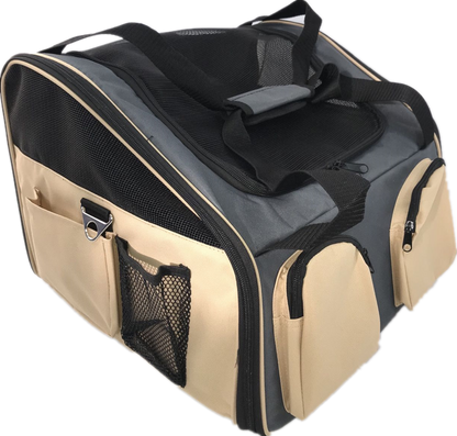 YES4PETS Pet Carrier Dog Cat Car Booster Seat Portable Soft Cage Travel-Grey V278-CC423633