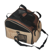 YES4PETS Pet Carrier Dog Cat Car Booster Seat Portable Soft Cage Travel-Brown V278-CC423633_BROWN