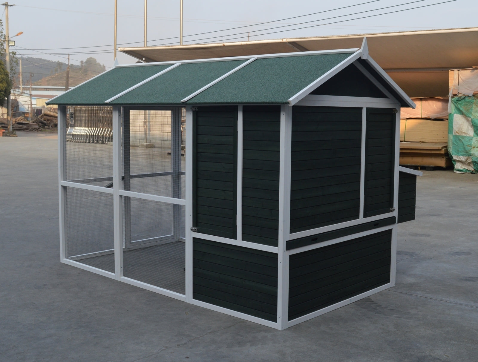 YES4PETS XXXL Walk-in Chicken Coop Rabbit Guinea Pig Hutch Ferret Hen Cat House V278-CC492