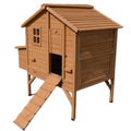 YES4PETS XL Chicken Coop Rabbit Hutch Cage Hen Chook House V278-CC495-PO21-508-TWE-WD-B02