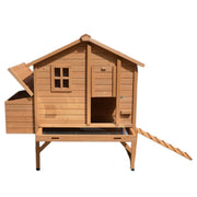 YES4PETS XL Chicken Coop Rabbit Hutch Cage Hen Chook House V278-CC495-PO21-508-TWE-WD-B02