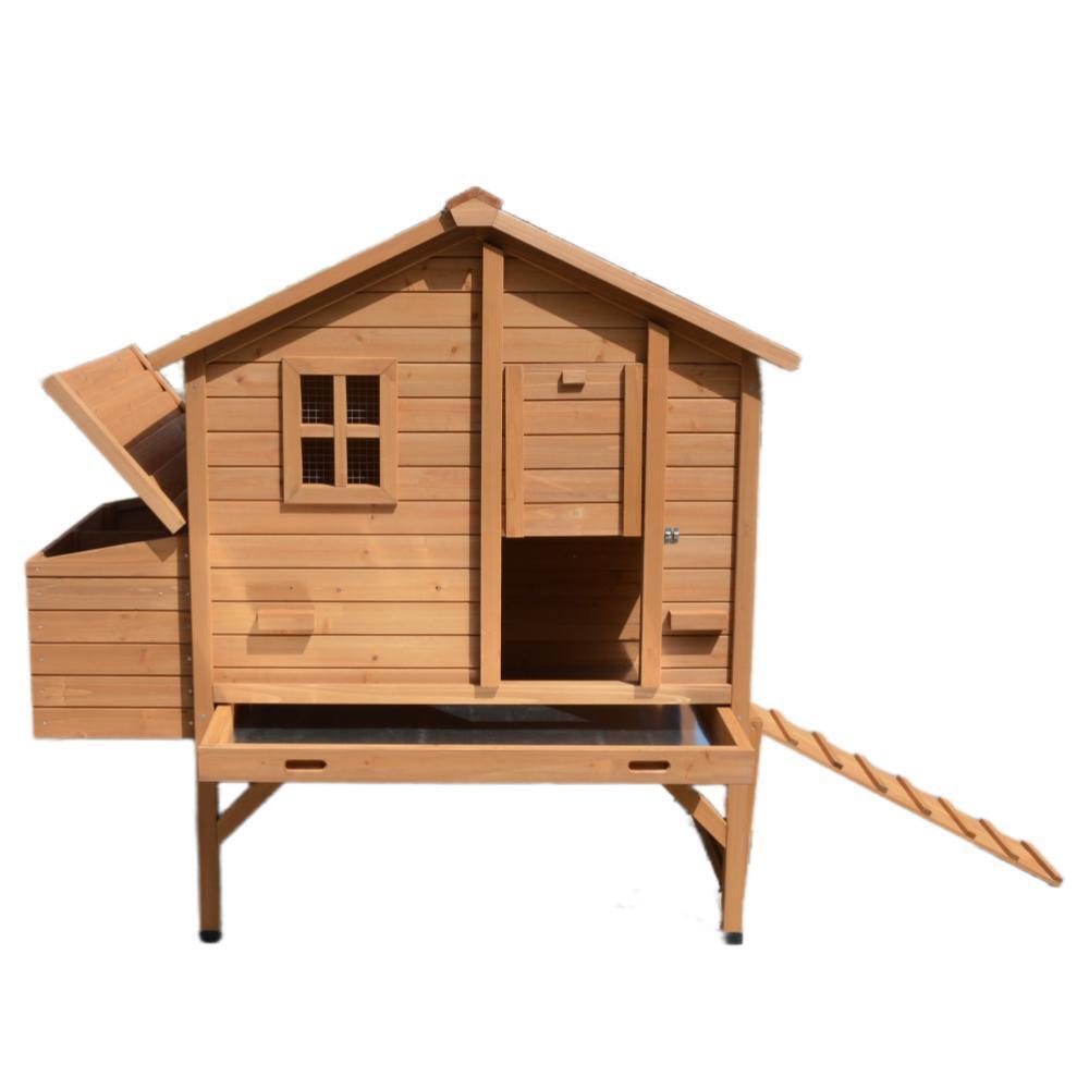 YES4PETS XL Chicken Coop Rabbit Hutch Cage Hen Chook House V278-CC495-PO21-508-TWE-WD-B02