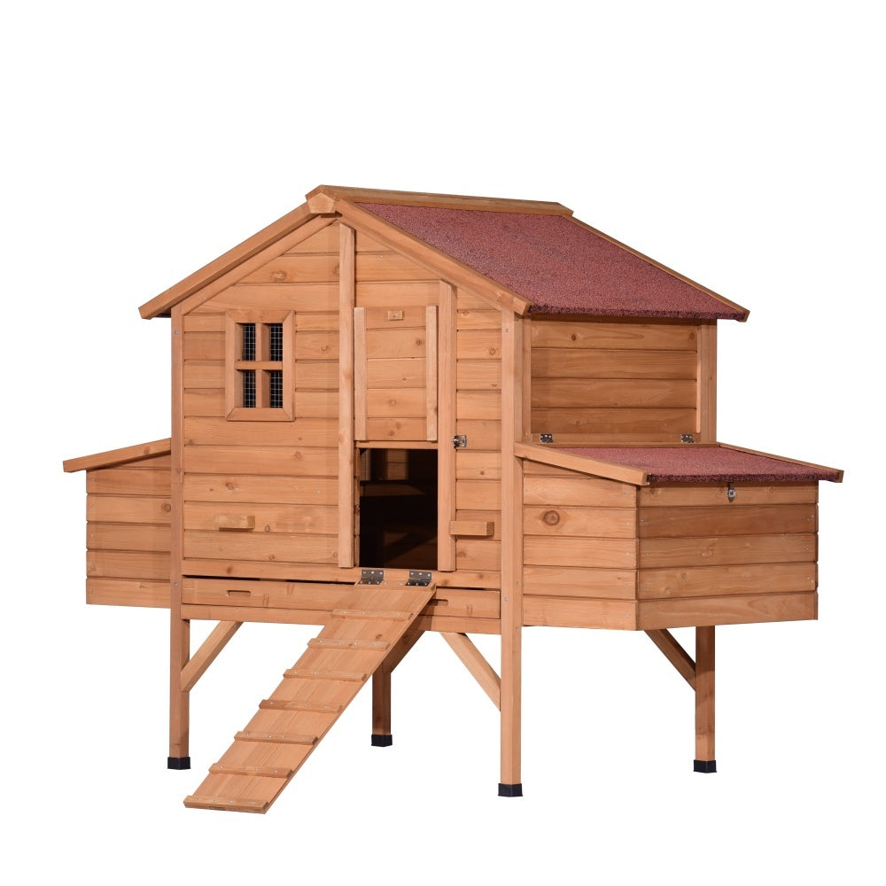 YES4PETS XXL Chicken Coop Rabbit Hutch Cage Hen Chook House V278-CC516-W-EXTRA-NESTING-BOX