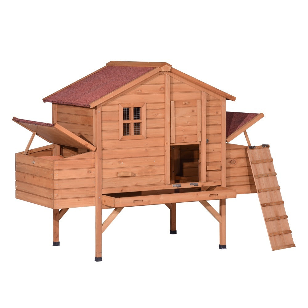 YES4PETS XXL Chicken Coop Rabbit Hutch Cage Hen Chook House V278-CC516-W-EXTRA-NESTING-BOX