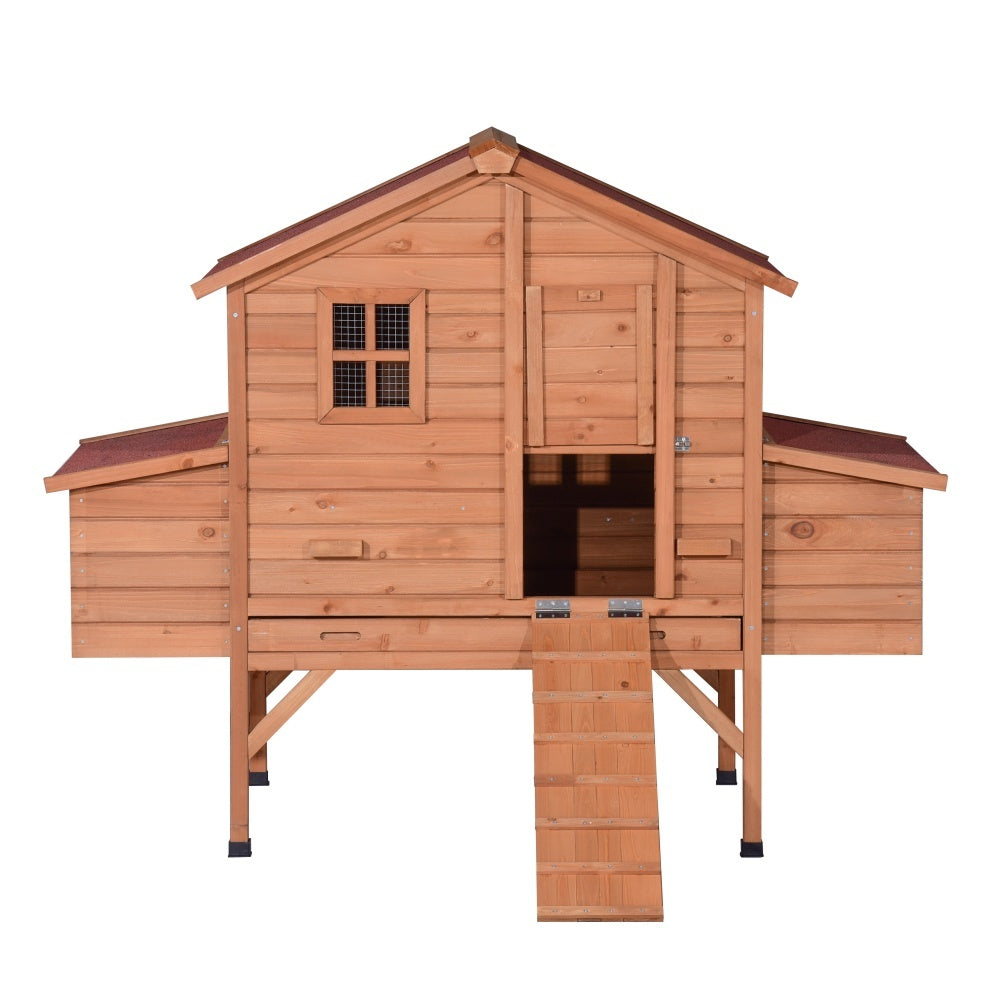 YES4PETS XXL Chicken Coop Rabbit Hutch Cage Hen Chook House V278-CC516-W-EXTRA-NESTING-BOX