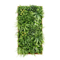 YES4HOMES 3D Green Artificial Plants Wall Panel Flower Wall With Frame Vertical Garden UV Resistant 50X100CM V278-CCGA100HV010-FERN