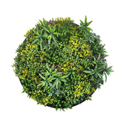 YES4HOMES Artificial Green Wall Plant Panel Disc Garden Flower Art 100cm Grassy UV Resistant-Fireworks Black V278-CCGA136V031-FIREWORKS