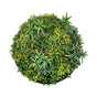 YES4HOMES Artificial Green Wall Plant Panel Disc Garden Flower Art 100cm Grassy UV Resistant-Fireworks Black V278-CCGA136V031-FIREWORKS