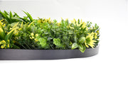 YES4HOMES Artificial Green Wall Plant Panel Disc Garden Flower Art 100cm Grassy UV Resistant-Fireworks Black V278-CCGA136V031-FIREWORKS