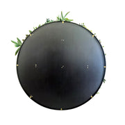 YES4HOMES Artificial Green Wall Plant Panel Disc Garden Flower Art 100cm Grassy UV Resistant-Fireworks Black V278-CCGA136V031-FIREWORKS