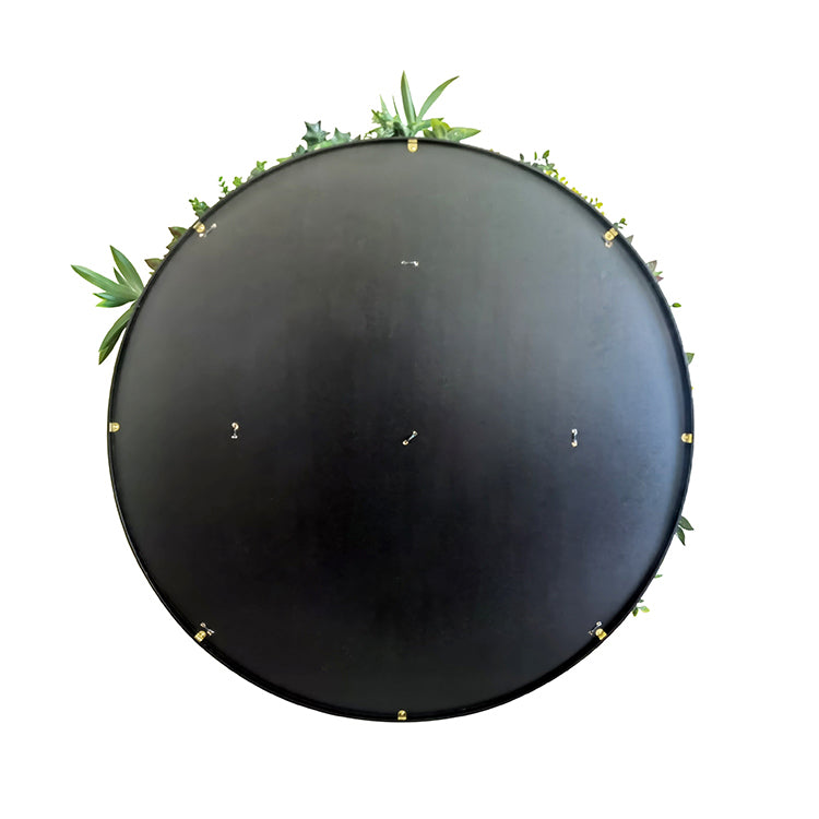 YES4HOMES Artificial Green Wall Plant Panel Disc Garden Flower Art 100cm Grassy UV Resistant-Fireworks Black V278-CCGA136V031-FIREWORKS