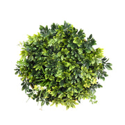 YES4HOMES Artificial Green Wall Plant Garden Panel Daffodil Smile Disc Art 50cm Grassy UV Resistant Frame V278-CCGA153V027-DAFFODIL