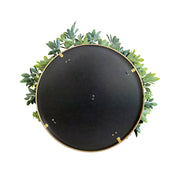 YES4HOMES Artificial Green Wall Plant Garden Panel Daffodil Smile Disc Art 50cm Grassy UV Resistant Frame V278-CCGA153V027-DAFFODIL