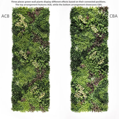 YES4HOMES 3 SQM Artificial Plant Wall Grass Panels Vertical Garden Foliage Tile Fence 1X1M V278-CCGK001-A-B-C-HERA