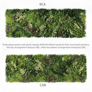 YES4HOMES 3 SQM Artificial Plant Wall Grass Panels Vertical Garden Foliage Tile Fence 1X1M V278-CCGK001-A-B-C-HERA