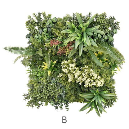 YES4HOMES 3 Artificial Plant Wall Grass Panels Vertical Garden Foliage Tile Fence 50X50 CM V278-CCGK004-ABC-RHEA