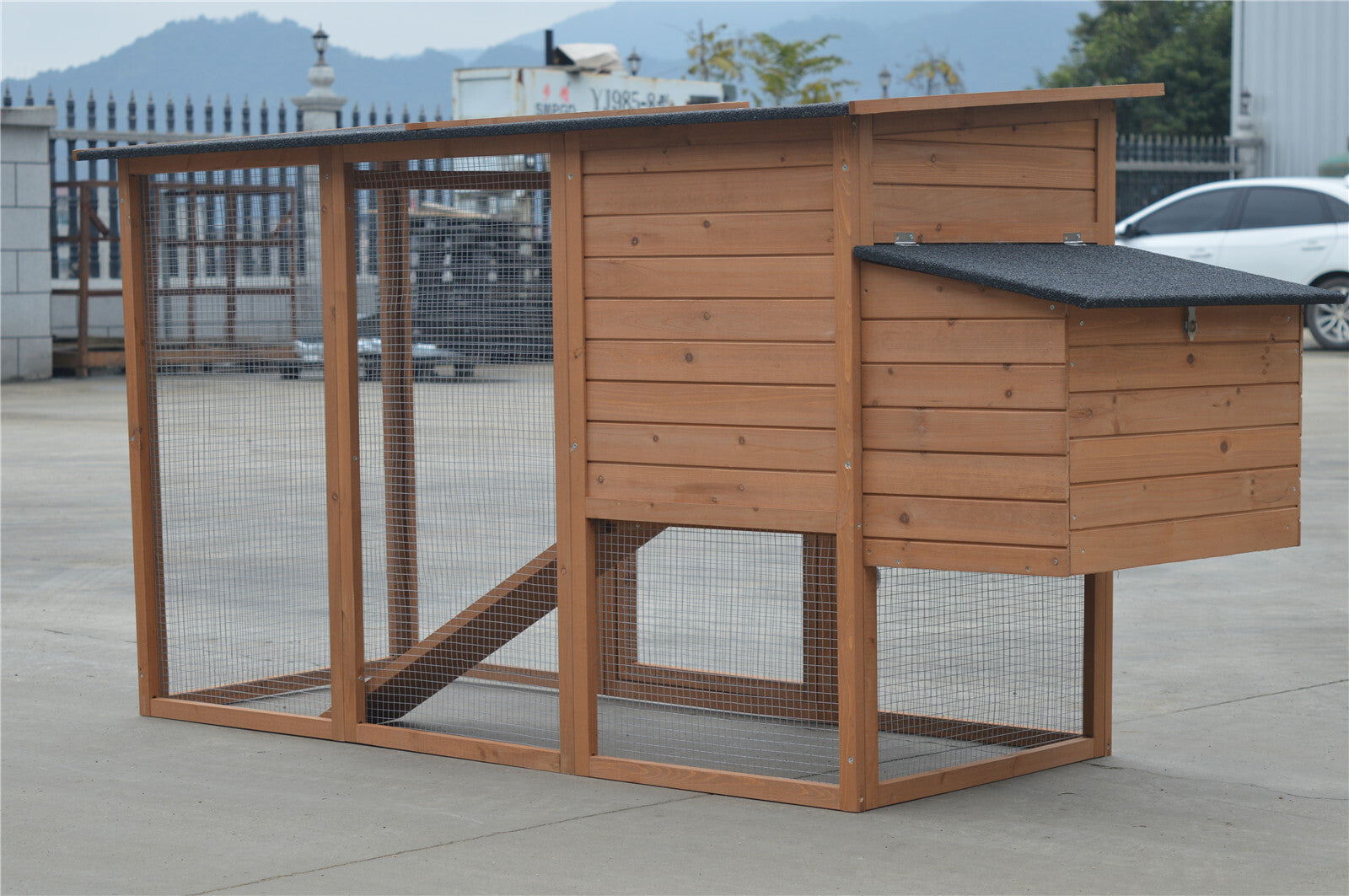 YES4PETS Large Chicken Coop Rabbit Hutch Cat Ferret Cage Hen Chook House V278-CH009