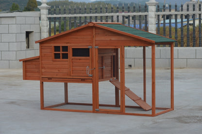 YES4PETS XL Chicken Coop Rabbit Guinea Pig Hutch Ferret Hen House V278-CH033