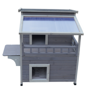 YES4PETS Rabbit Hutch Cat House Outdoor Wooden Shelter Condo Small Dog Enclosure V278-CH426