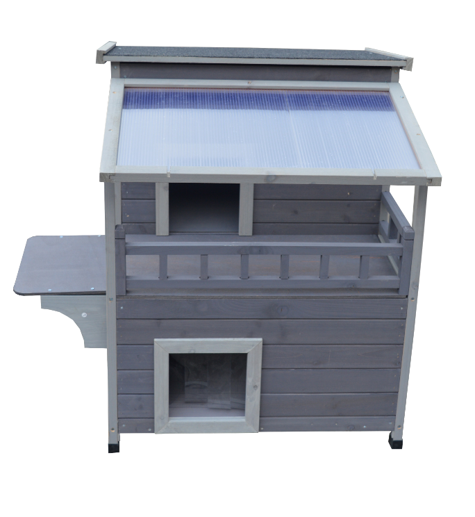 YES4PETS Rabbit Hutch Cat House Outdoor Wooden Shelter Condo Small Dog Enclosure V278-CH426