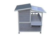 YES4PETS Rabbit Hutch Cat House Outdoor Wooden Shelter Condo Small Dog Enclosure V278-CH426