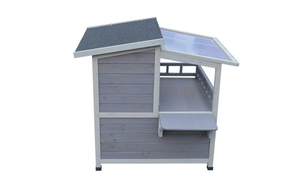 YES4PETS Rabbit Hutch Cat House Outdoor Wooden Shelter Condo Small Dog Enclosure V278-CH426