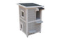 YES4PETS 2 Story Cat Shelter Condo with Escape Door Rainproof Kitty House V278-CH427-PS7439