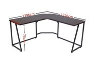YES4HOMES Corner Computer Desk, Sturdy Home Office Gaming Desk for Laptop, Writing Table, Multipurpose V278-CORNER-DESK-139675