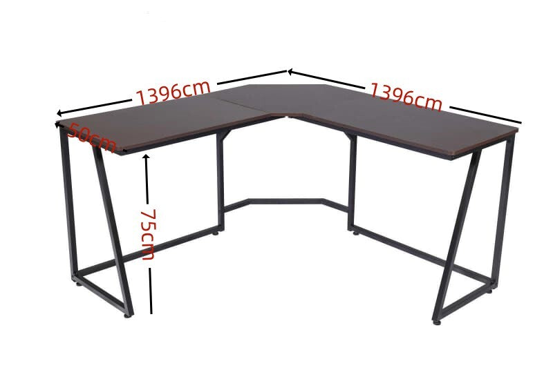 YES4HOMES Corner Computer Desk, Sturdy Home Office Gaming Desk for Laptop, Writing Table, Multipurpose V278-CORNER-DESK-139675