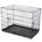 YES4PETS 30' Collapsible Metal Dog Crate Cage Cat Carrier With Tray V278-CR30