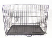 YES4PETS 30' Portable Foldable Dog Cat Rabbit Collapsible Crate Pet Cage with Cover Mat V278-CR30-W-COVER-BK-MAT