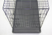 YES4PETS 30' Portable Foldable Dog Cat Rabbit Collapsible Crate Pet Cage with Blue Cover Mat V278-CR30WCOVER-BLUE-MAT