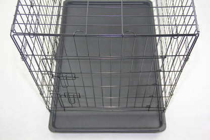 YES4PETS 30' Portable Foldable Dog Cat Rabbit Collapsible Crate Pet Cage with Blue Cover Mat V278-CR30WCOVER-BLUE-MAT