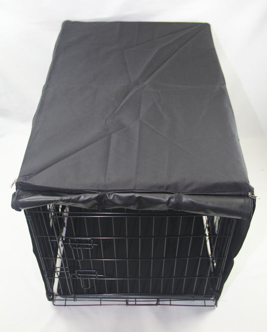 YES4PETS 36' Portable Foldable Dog Cat Rabbit Collapsible Crate Pet Cage with Cover V278-CR36-W-COVER-BK