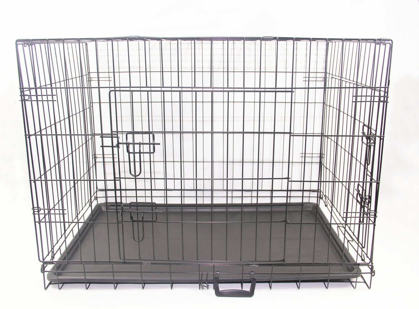 YES4PETS 42' Portable Foldable Dog Cat Rabbit Collapsible Crate Pet Rabbit Cage with Cover V278-CR42-W-COVER-BK