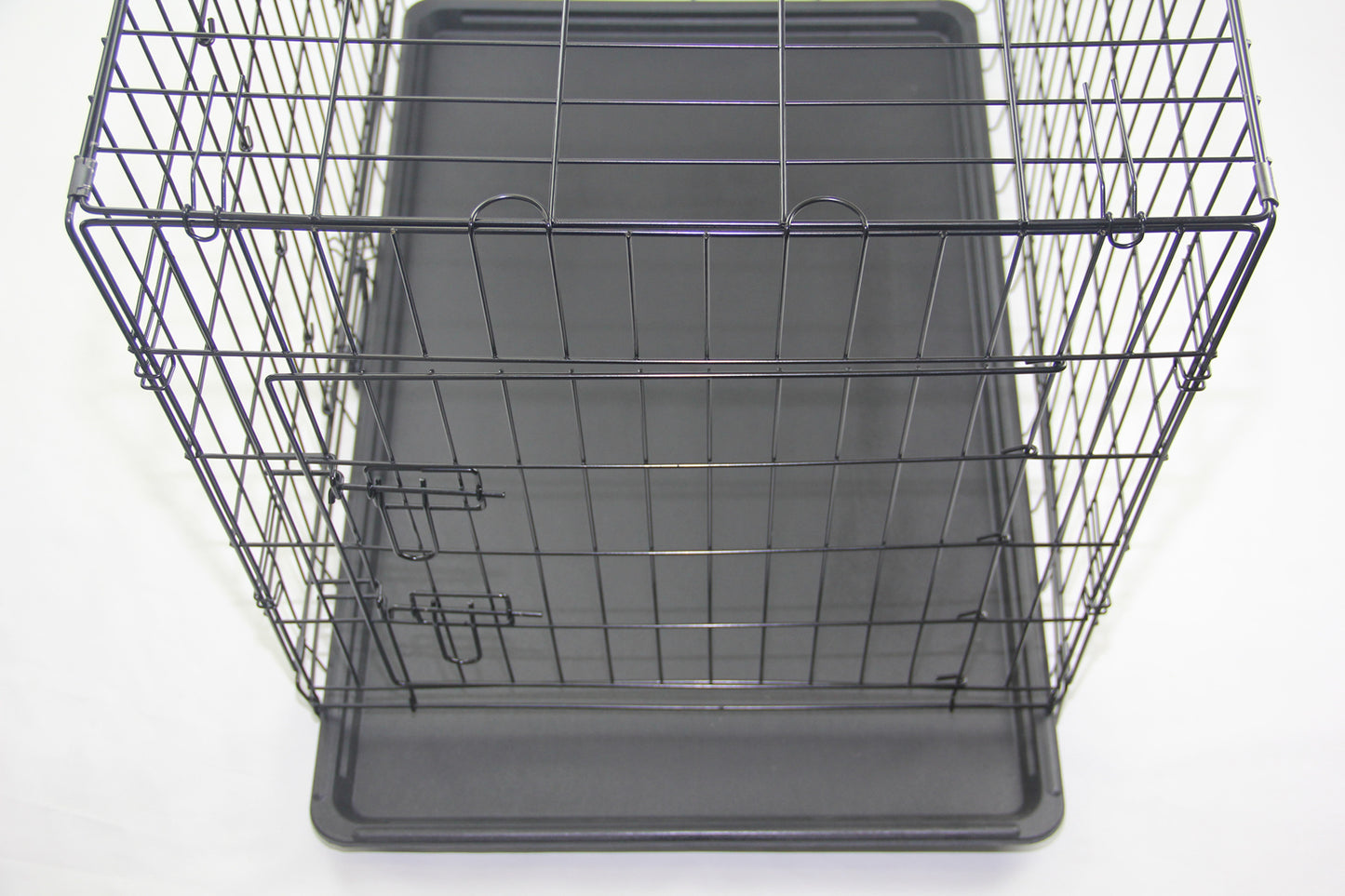 42' Portable Foldable Dog Cat Rabbit Collapsible Crate Pet Rabbit Cage with Cover Blue V278-CR42-W-COVER-BLUE