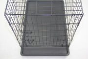 42' Portable Foldable Dog Cat Rabbit Collapsible Crate Pet Rabbit Cage with Cover Blue V278-CR42-W-COVER-BLUE
