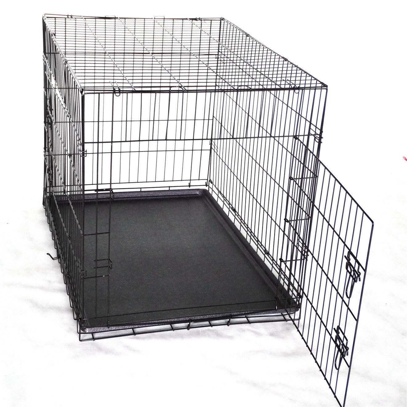 YES4PETS 48' Collapsible Metal Pet Dog Crate Cat Rabbit Cage With Mat V278-CR48WMAT