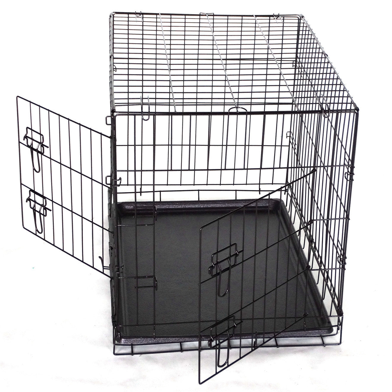 YES4PETS 48' Collapsible Metal Pet Dog Crate Cat Rabbit Cage With Mat V278-CR48WMAT
