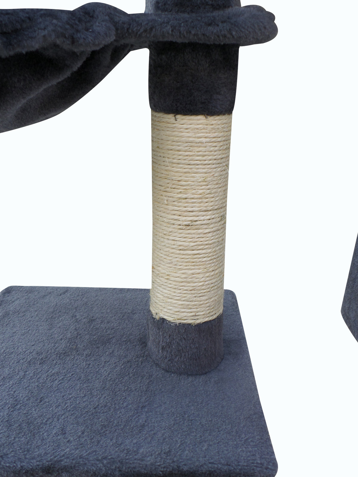 YES4PETS 100 cm Grey Kitten Cat Scratching Post Tree Scratcher House V278-CT100-GREY